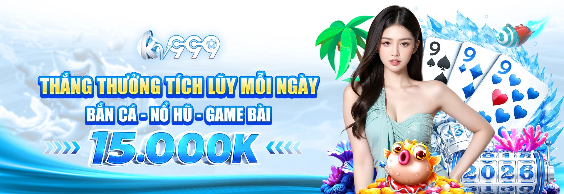 Banner giới thiệu cổng game KV999